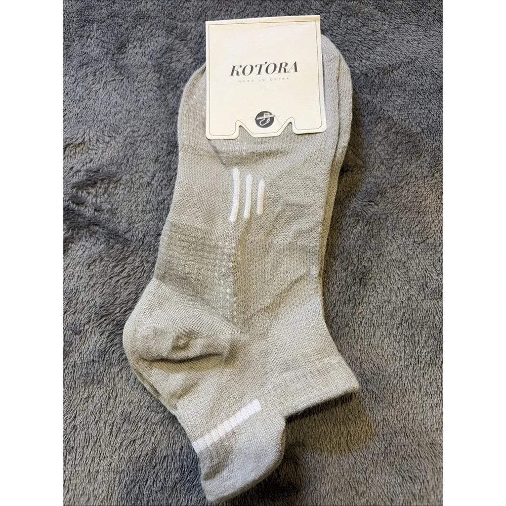 5 pairs Kotora Women's Performance Ankle socks Size(6-9)Medium 5 Colors